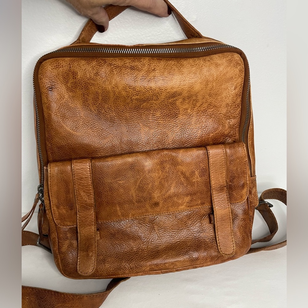 Latico leather backpack laptop bag